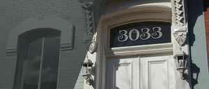 Traditional Gold House Numbers for Victorian Homes