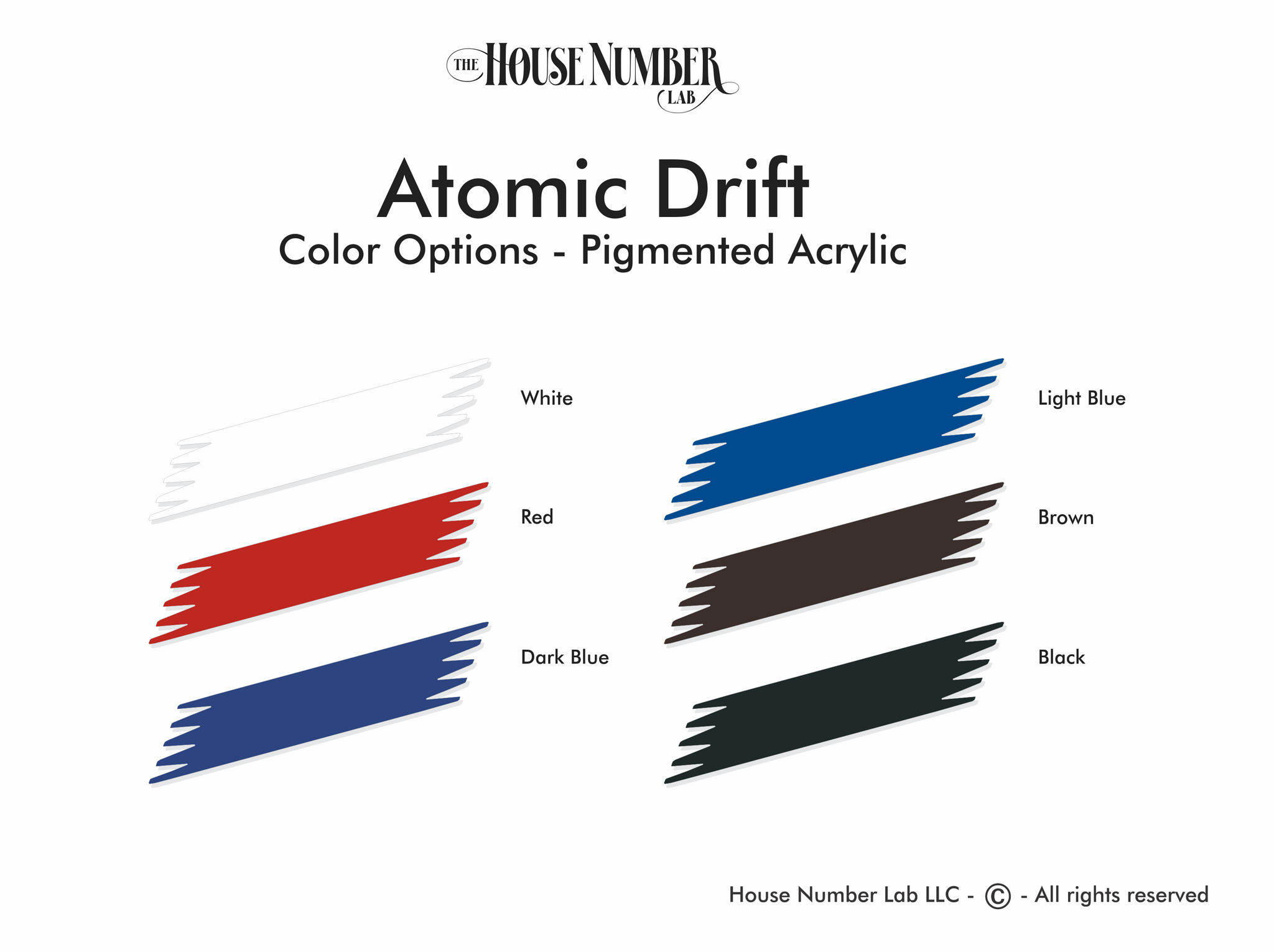 Atomic Drift Modern in Acrylic
