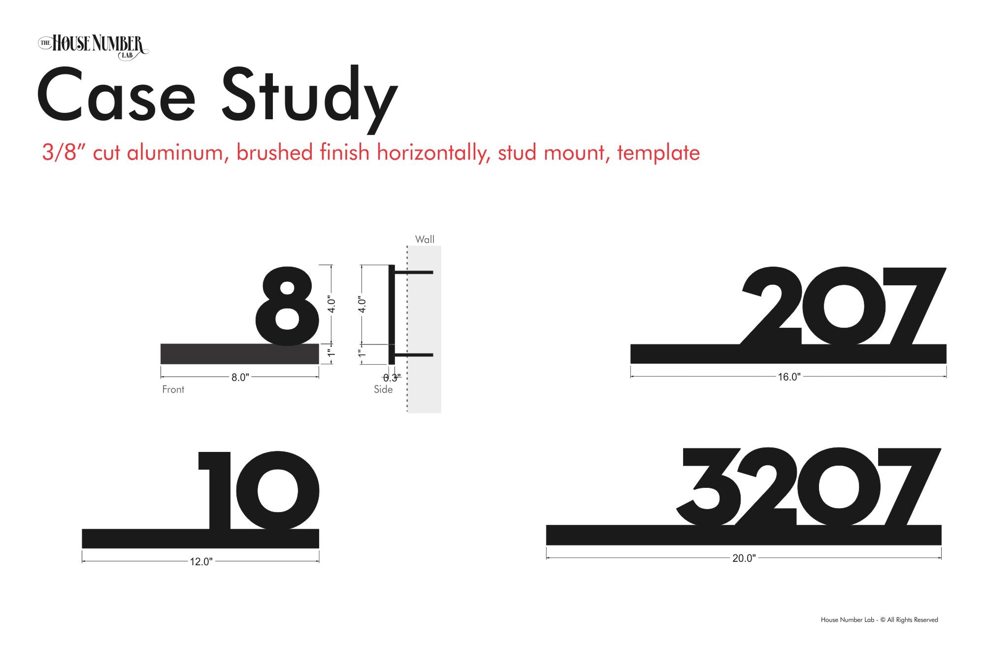 Case Study Modern in Aluminum